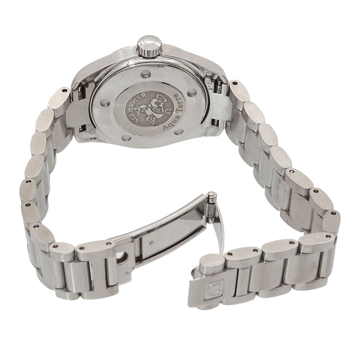Seamaster Aqua Terra 2577 30 Date Quartz Silver Dial Ladies