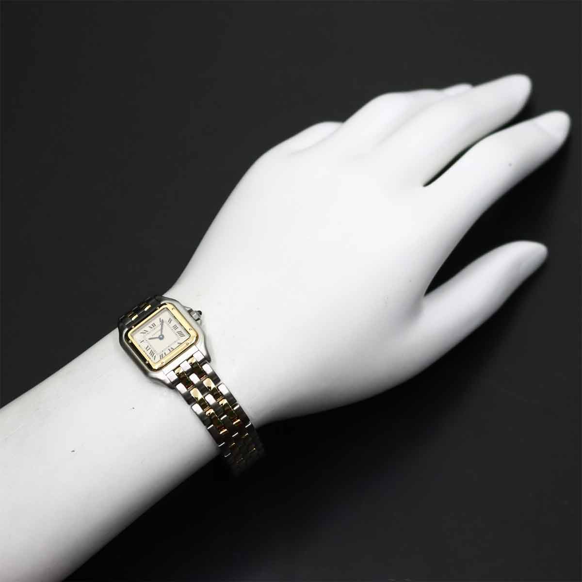 Panthere Two Row SM W25029B6 Quartz Cream Dial YG