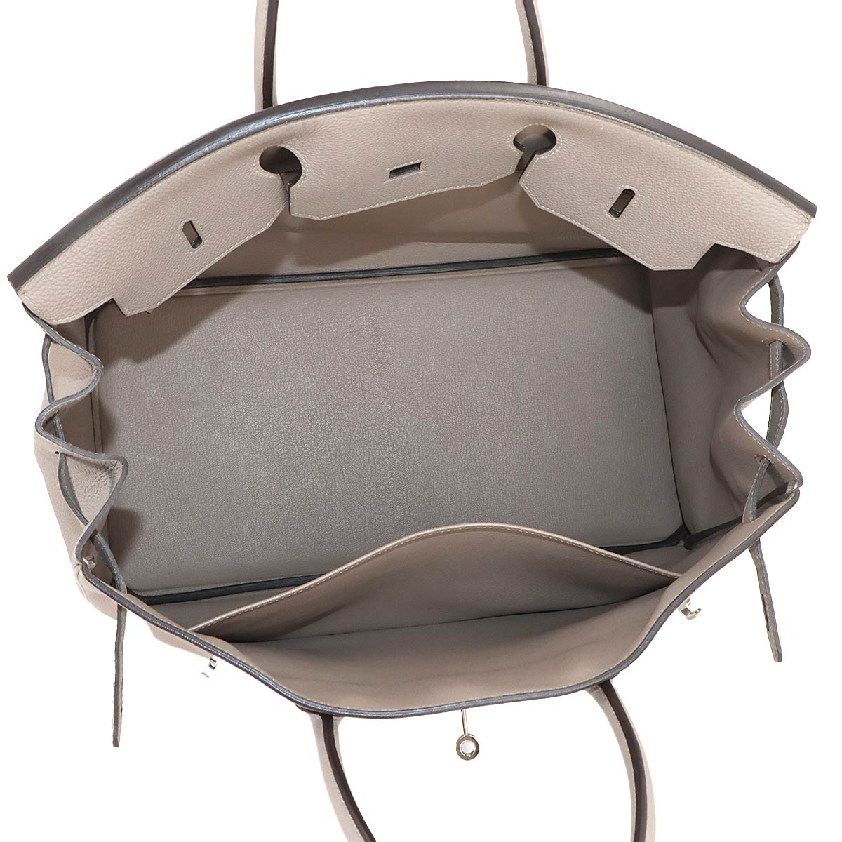 Birkin 40 Hand Bag Togo Gris Asphalte Purse