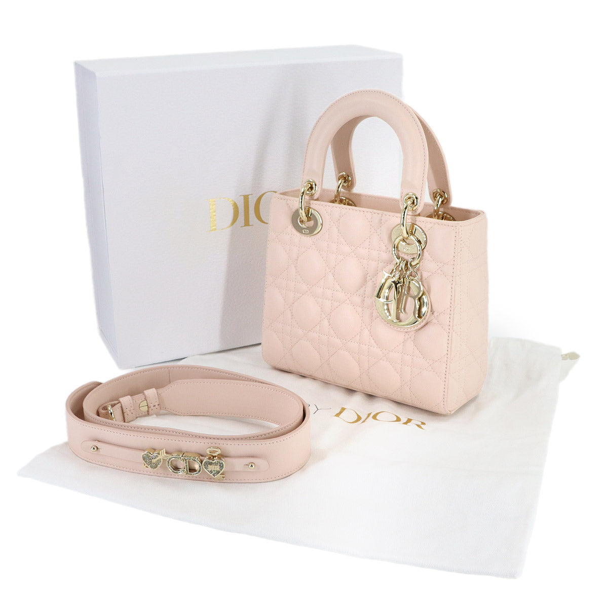 Lady Dior My ABCDior Small Hand Shoulder Bag Leather