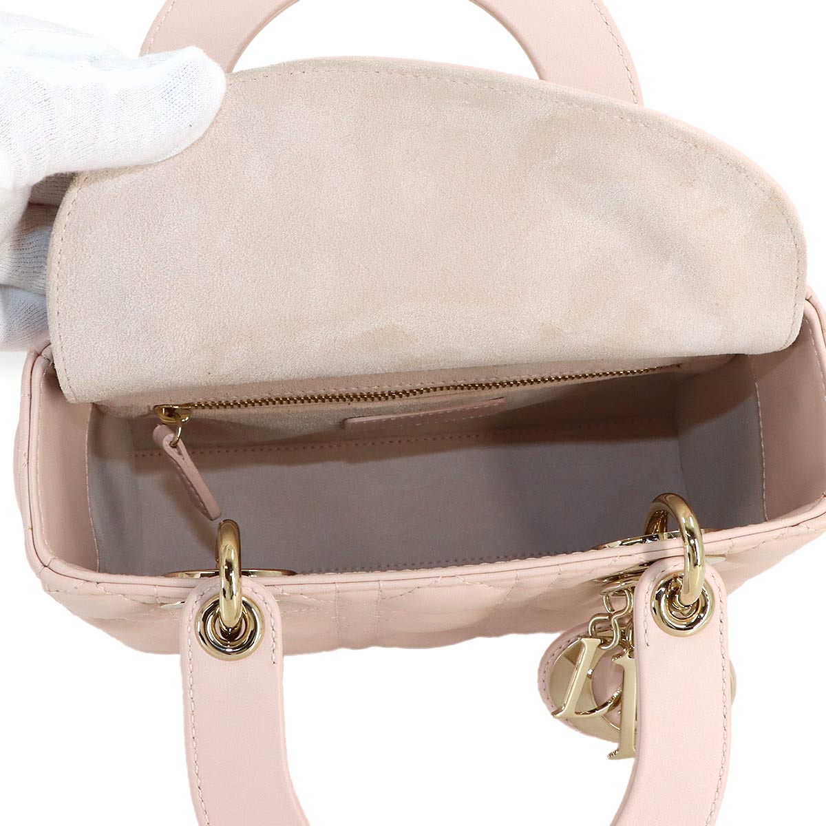 Lady Dior My ABCDior Small Hand Shoulder Bag Leather