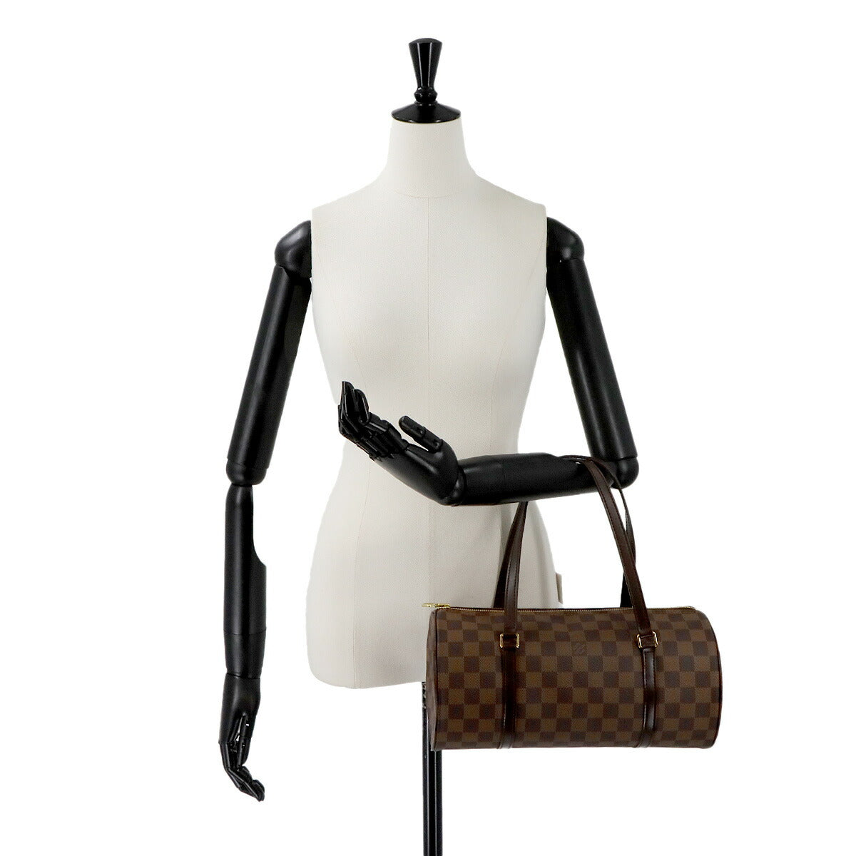 Damier Papillon 30 Hand Bag Ebene N51303 Pouch Purse