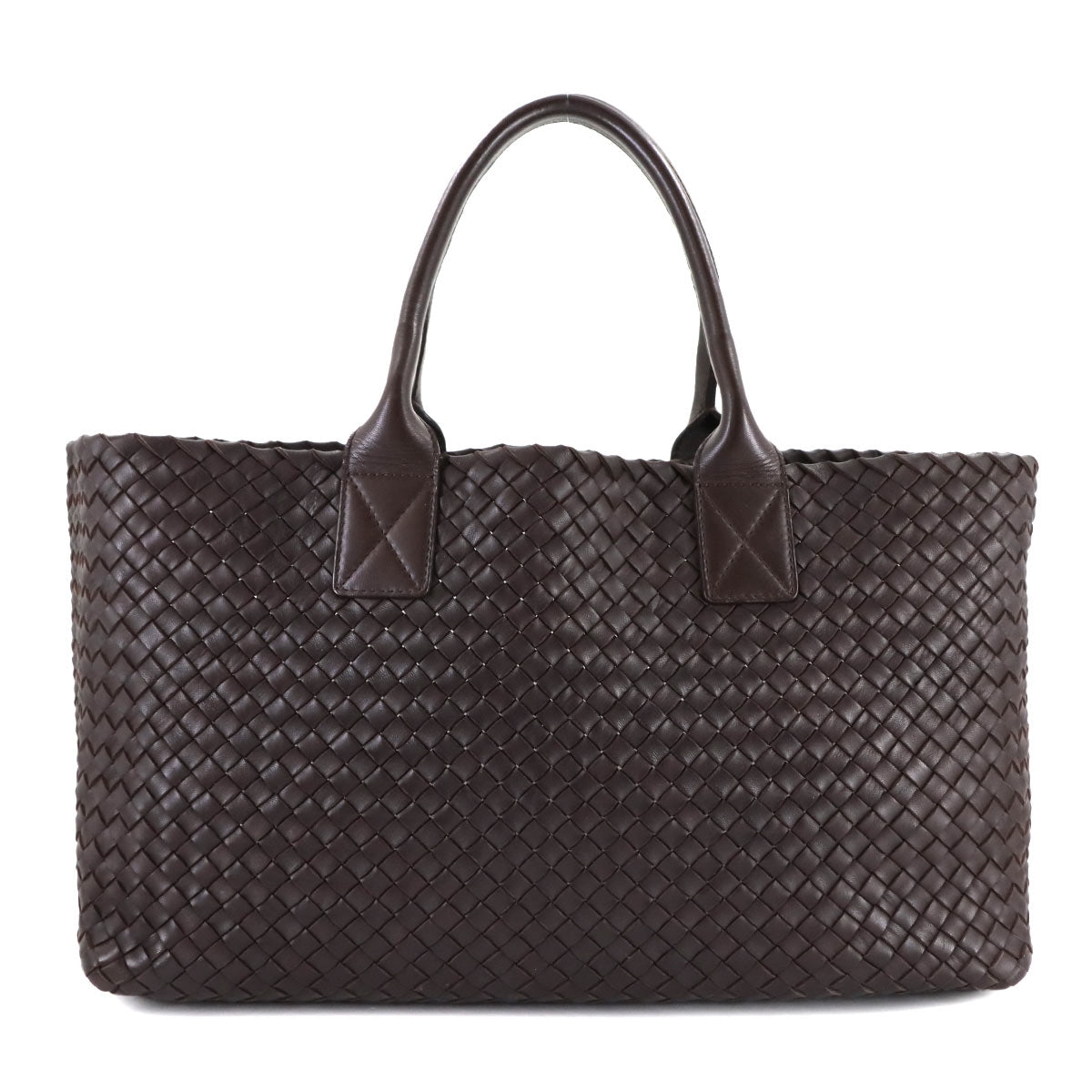 Intrecciato Cabat MM Tote Bag Leather Brown 115664