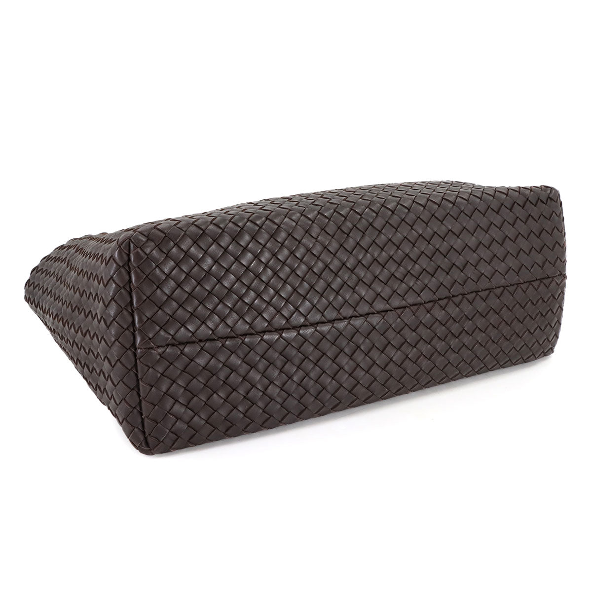 Intrecciato Cabat MM Tote Bag Leather Brown 115664