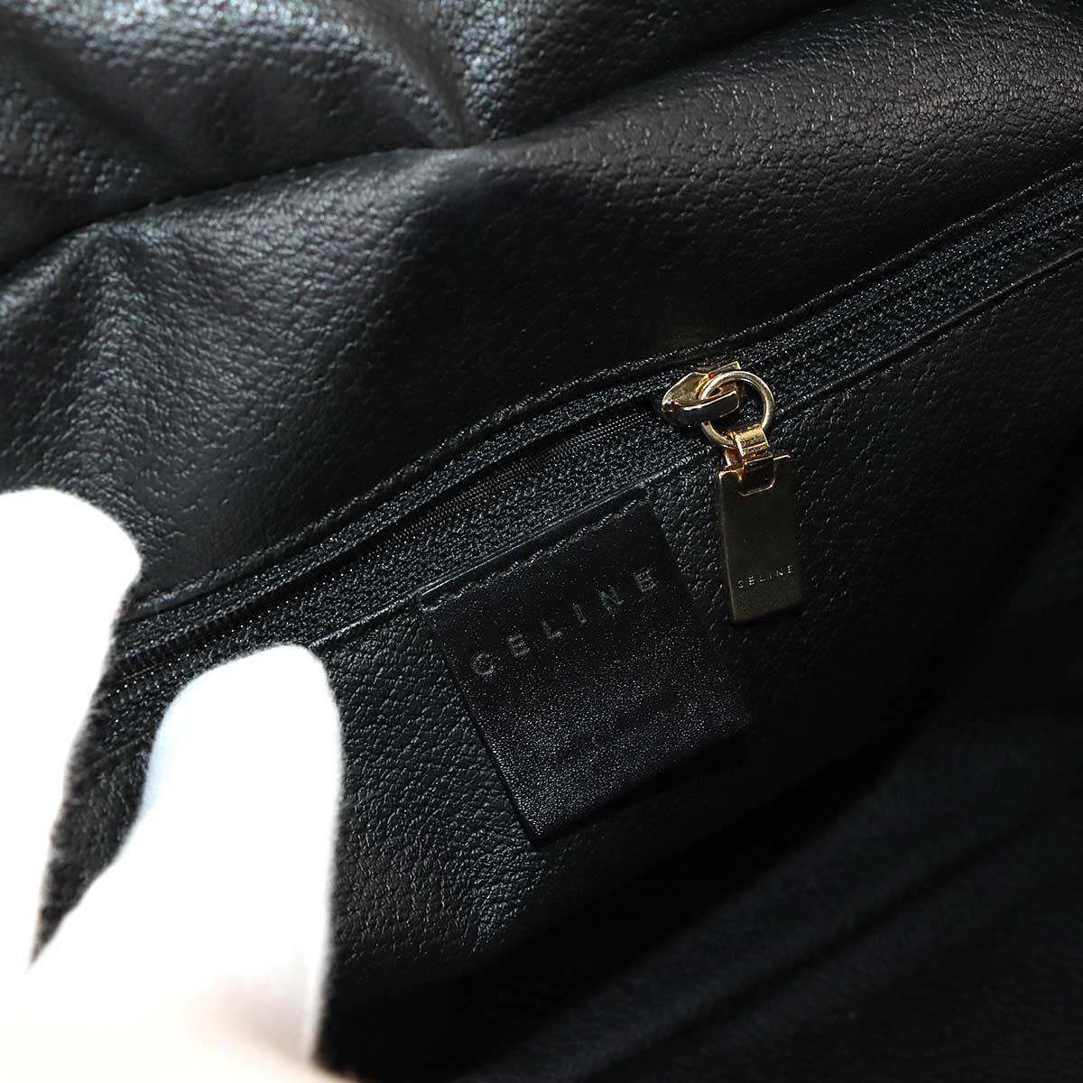 Macadam Hand Bag PVC Leather Black Brown Purse