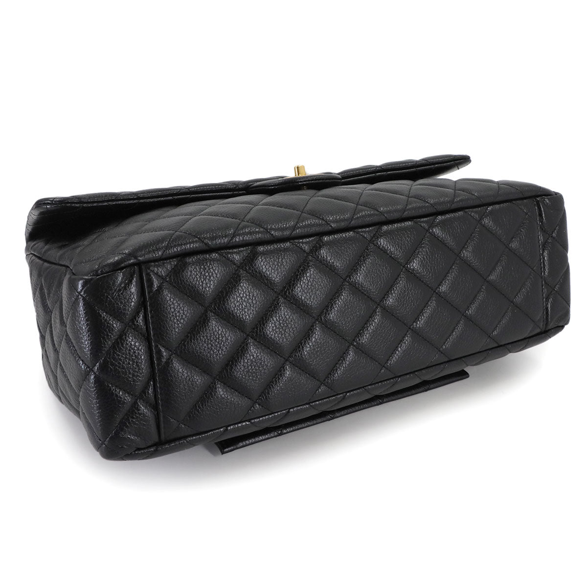 Matelasse 40 Chain Shoulder Bag Leather Black Purse