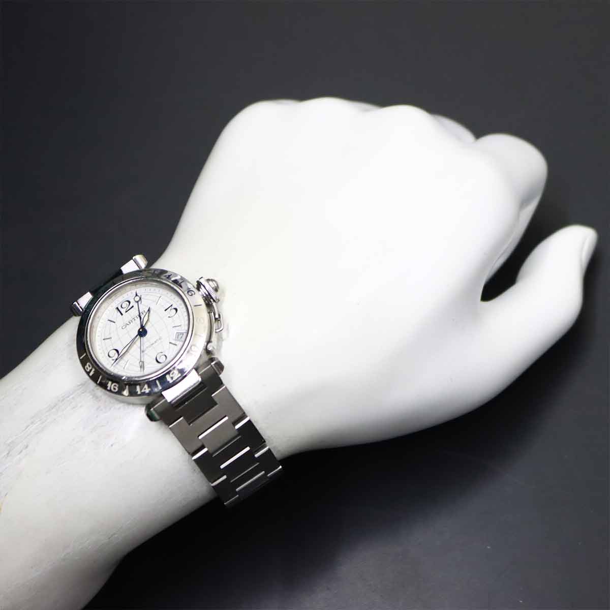 PashaC Meridian GMT W31078M7 Automatic Silver Dial Boys