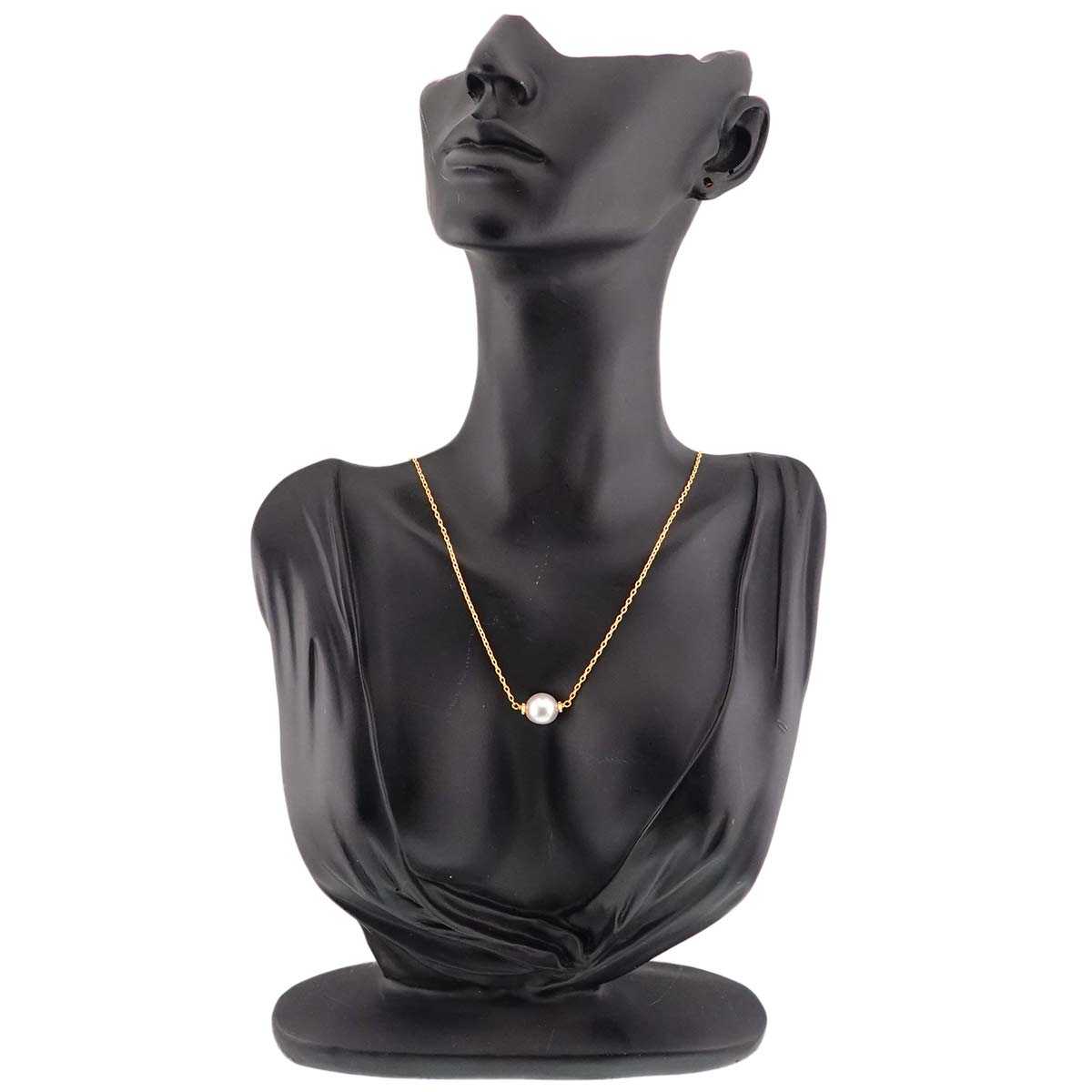 South Sea pearl 9.6mm Necklace 18K K18 YG Yellow Gold 750