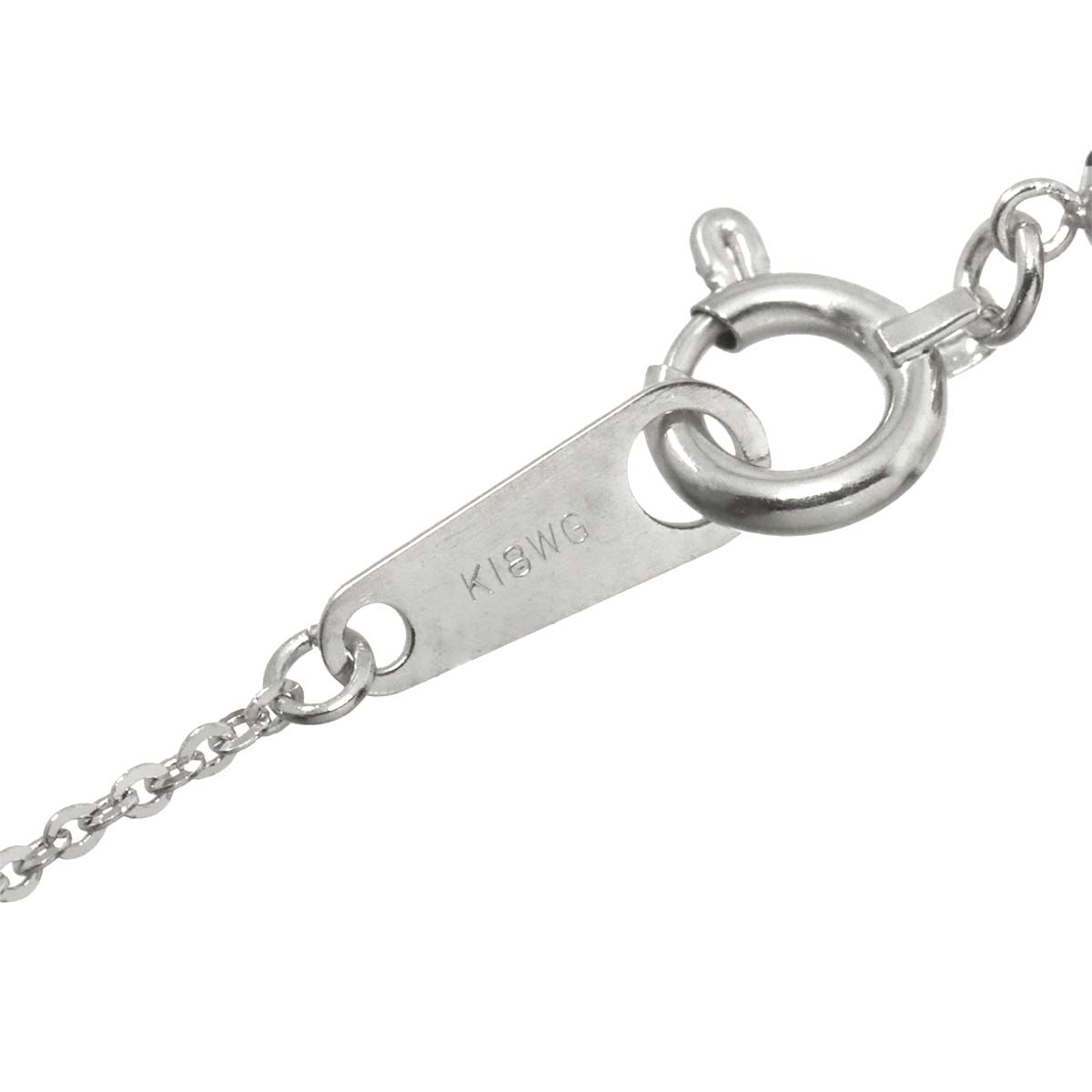 Diamond 1.90ct Necklace 18K K18 PG WG YG Pink Gold 750