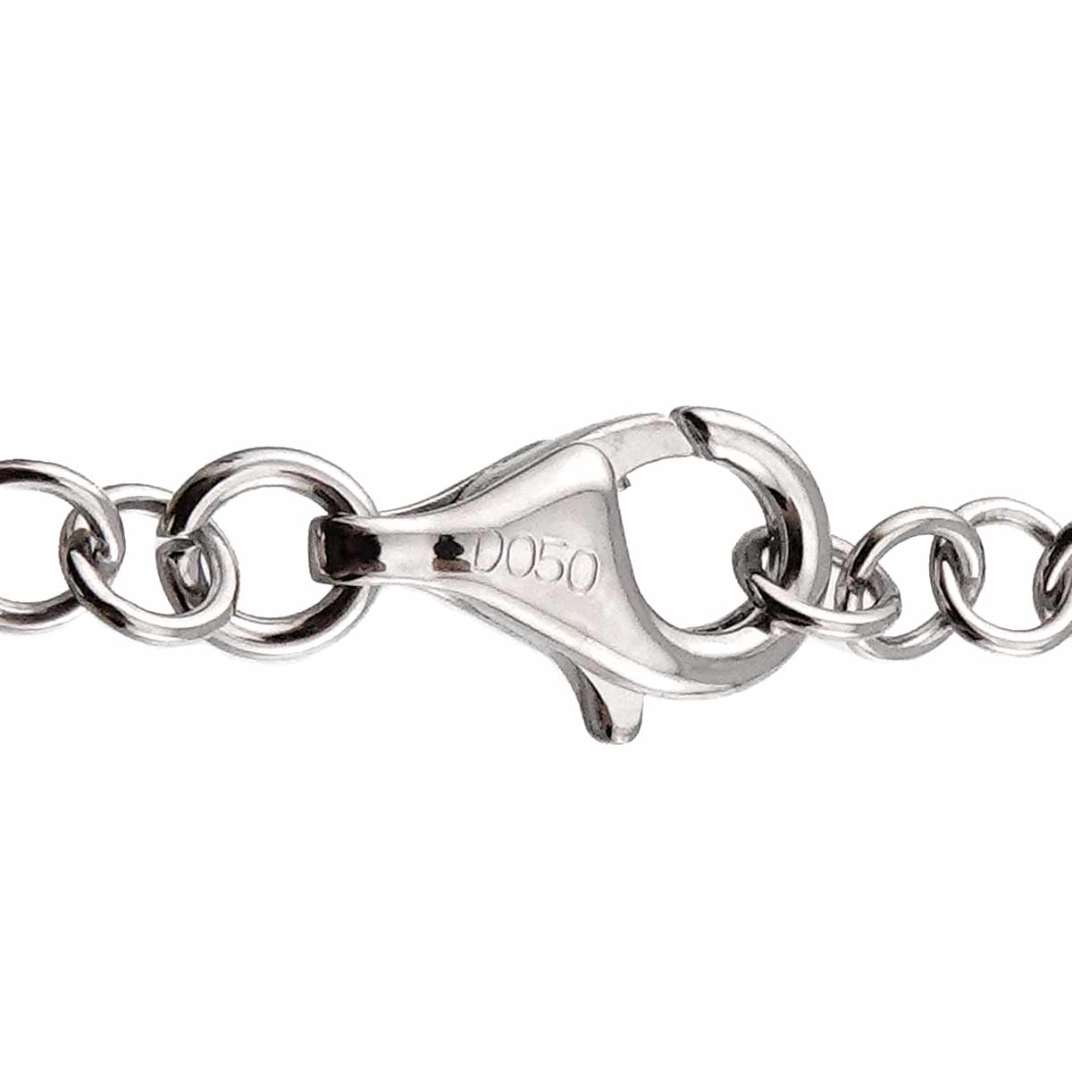 Diamond 0.50ct Bracelet 18K K18 WG White Gold 750