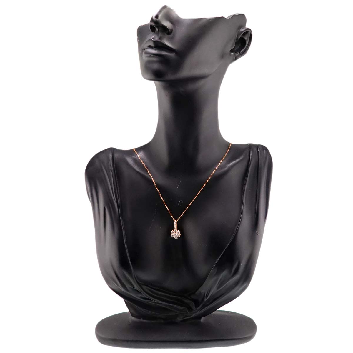 Diamond 1.00ct Necklace 18K Pink Gold 750