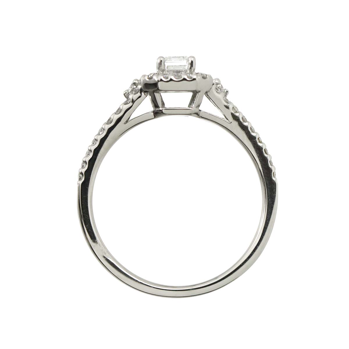 Diamond 0.34ct D/VVS1 0.30ct Ring Pt Platinum size3.75(US)