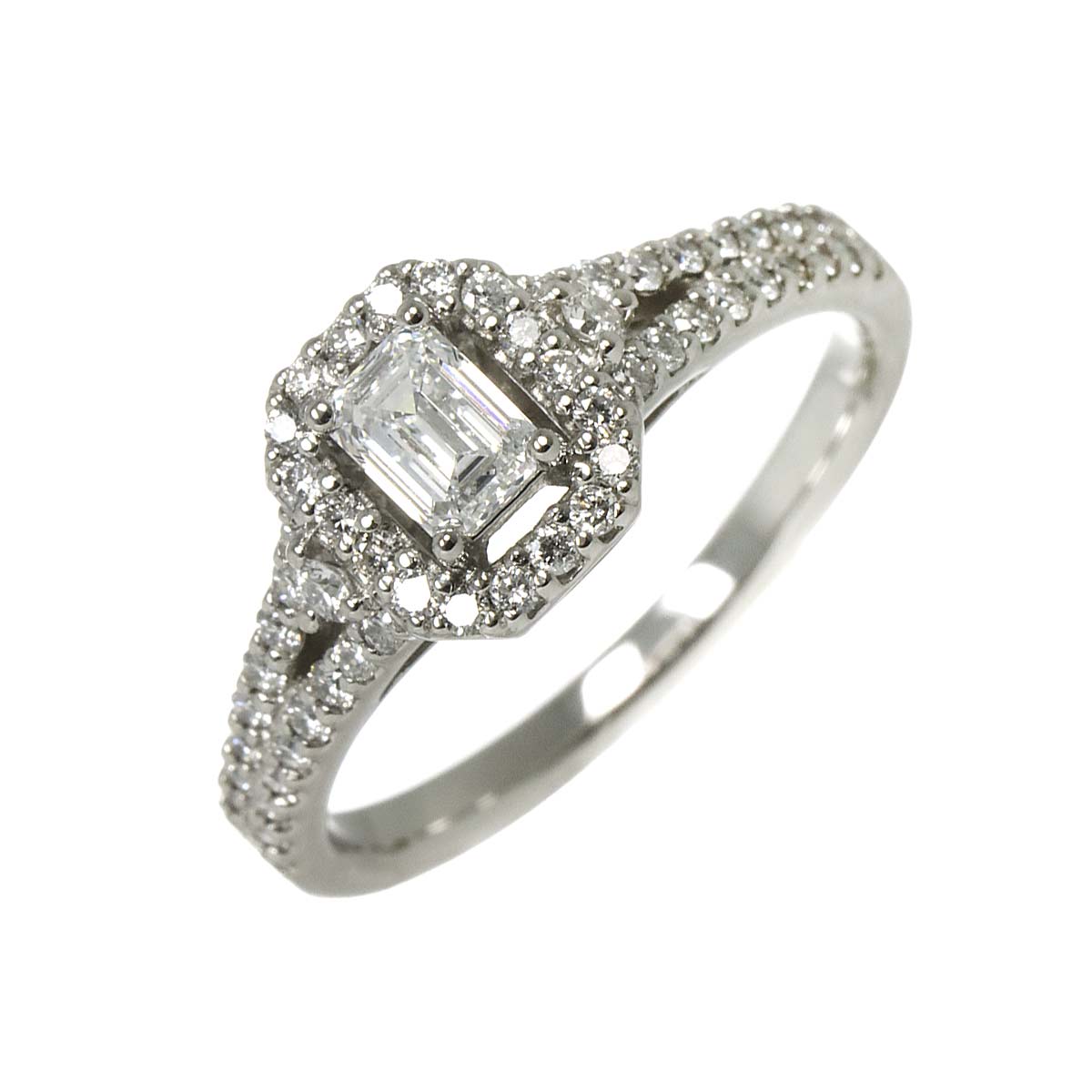 Diamond 0.34ct D/VVS1 0.30ct Ring Pt Platinum size3.75(US)