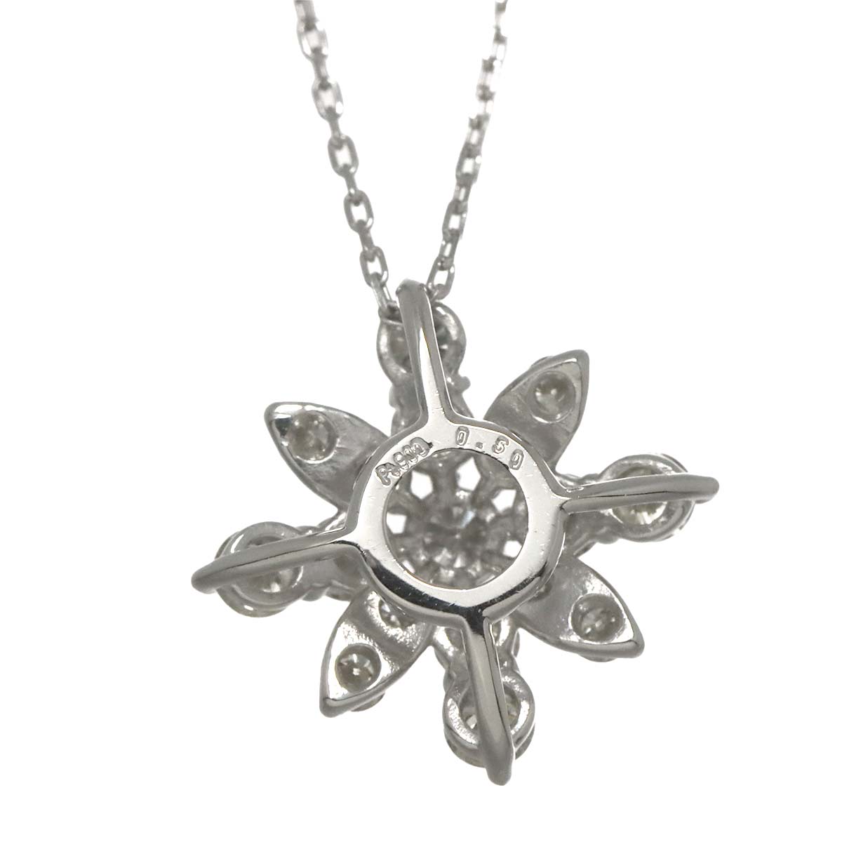 Diamond 0.50ct Necklace Pt Platinum