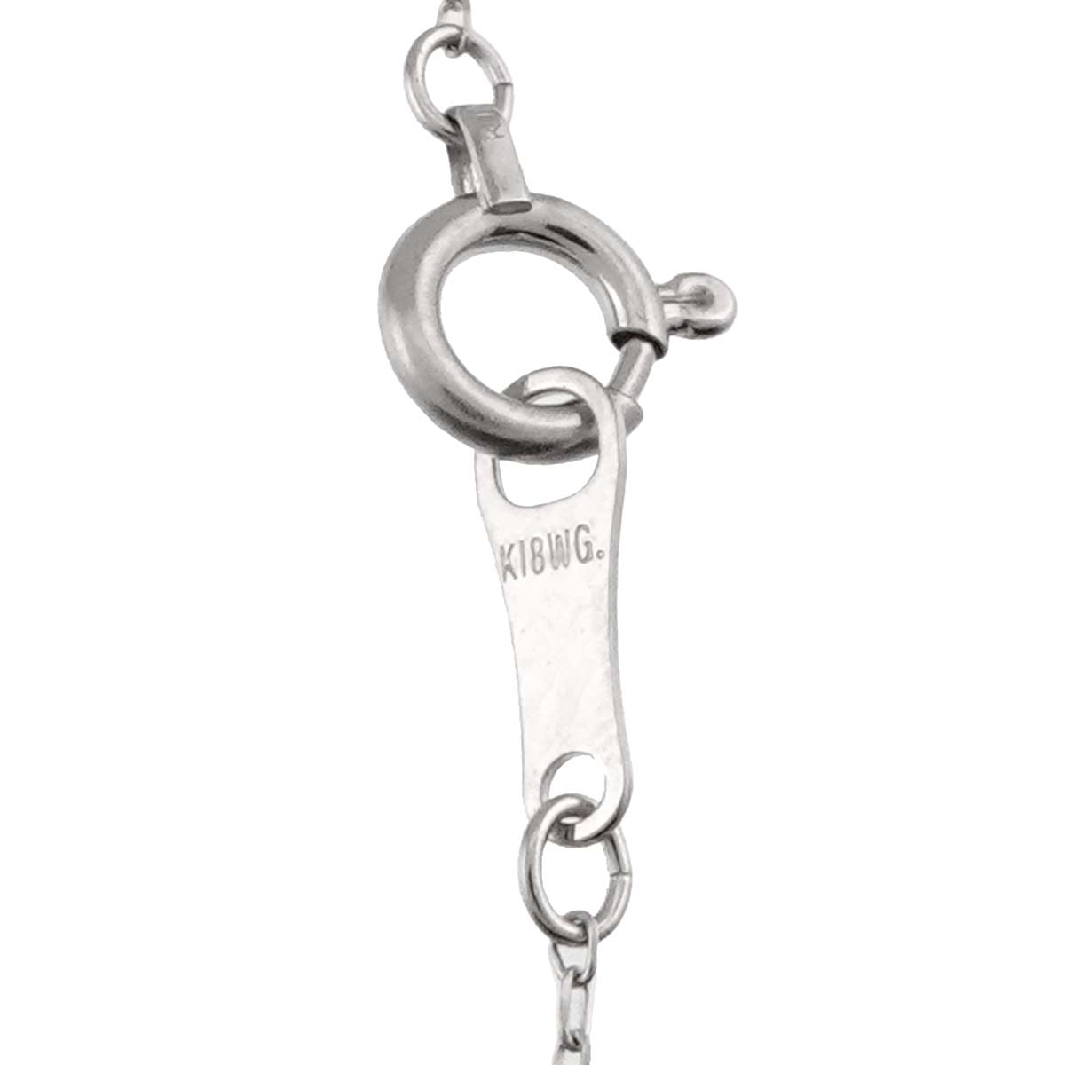 Diamond 0.24ct Necklace 18K WG White Gold 750