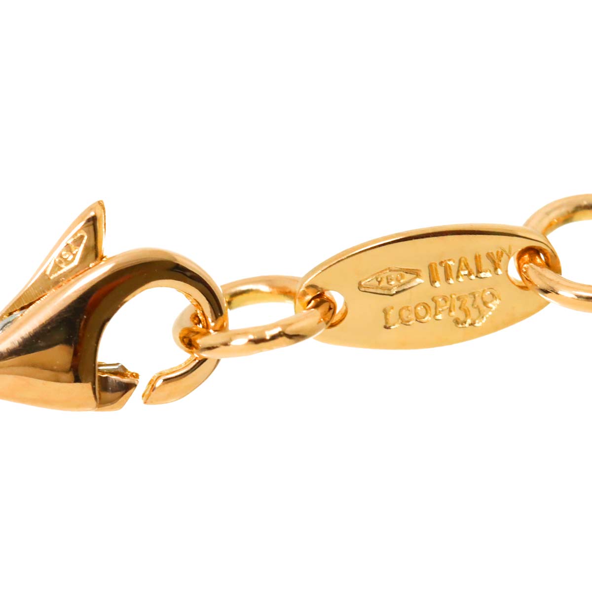 Diamond 4.65/0.22ct Necklace 18K Pink Gold 750