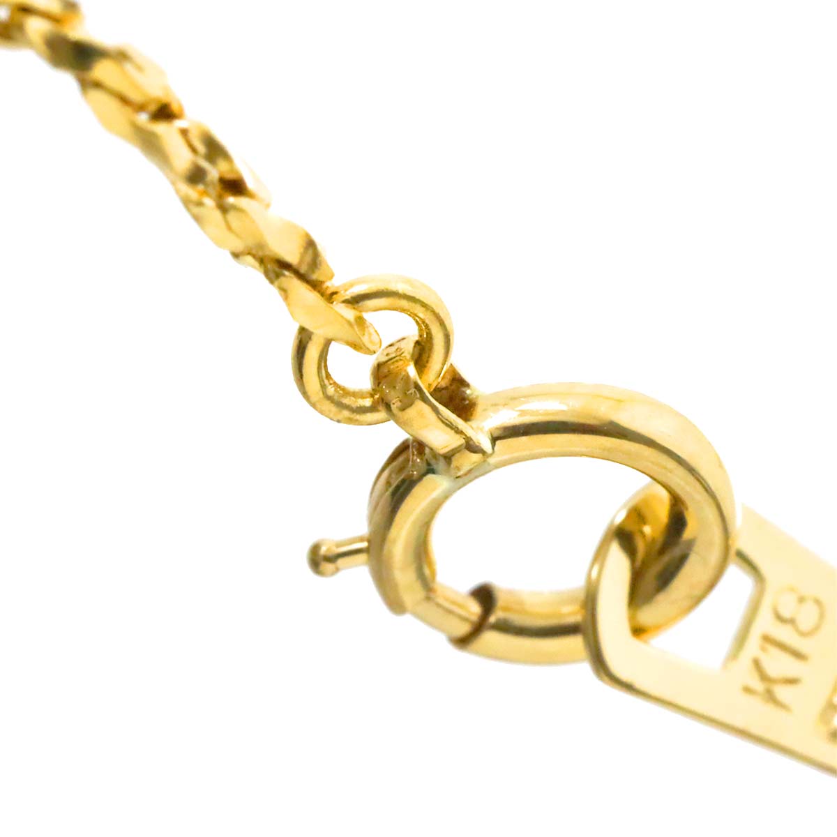 Diamond 0.64ct Necklace 18K Yellow Gold 750