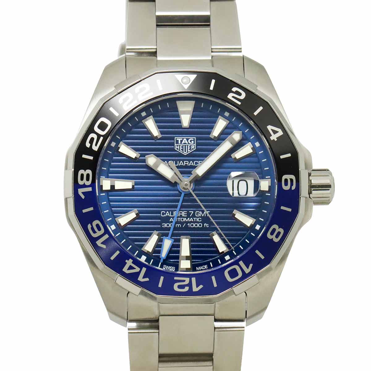 Aqua racer GMT WAY201T-0 Automatic Blue Dial Mens Watch