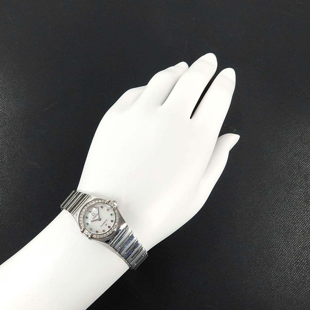 Constellation Mini Iris 1460 79 Diamond White Shell Dial Watch