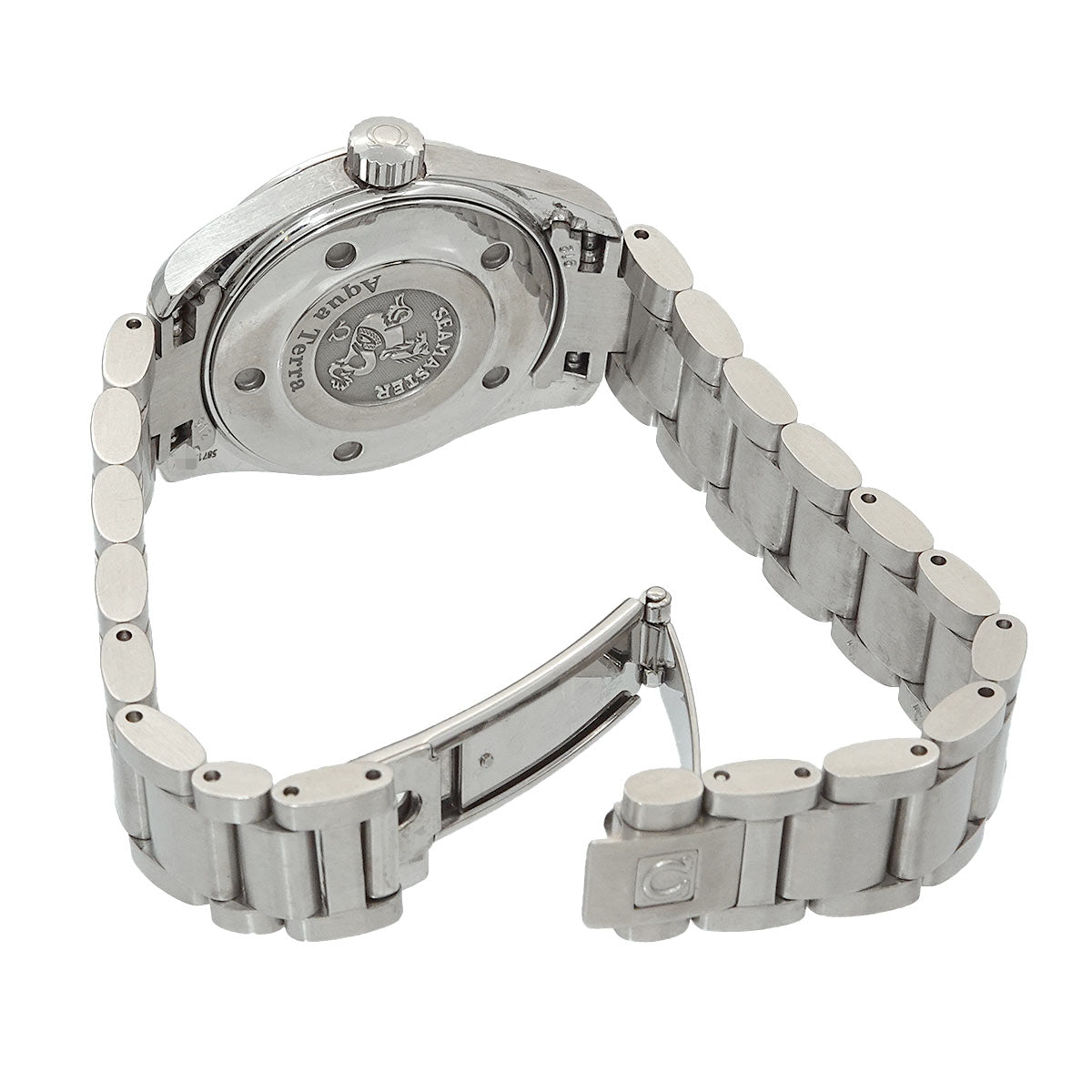 Seamaster Aqua Terra 2577 50 Date Quartz Black Dial Ladies