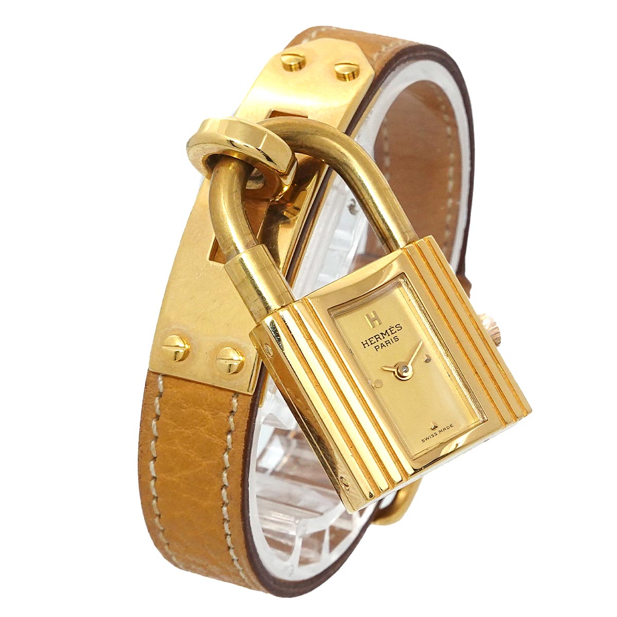 Kelly Watches Quartz Gold Dial Vintage Cadena Ladies Watch