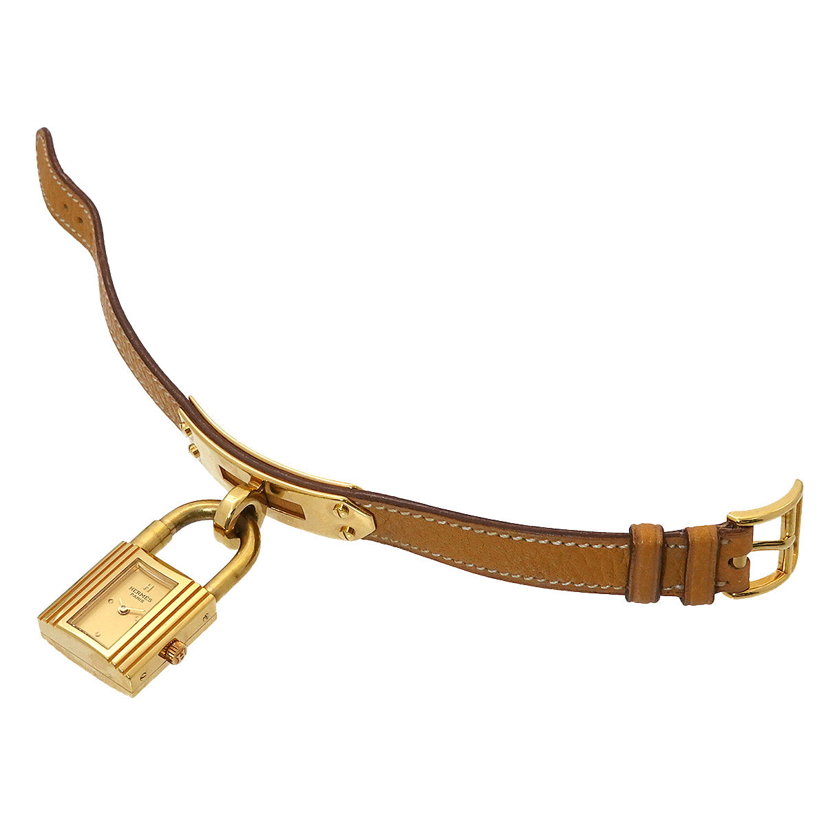 Kelly Watches Quartz Gold Dial Vintage Cadena Ladies Watch