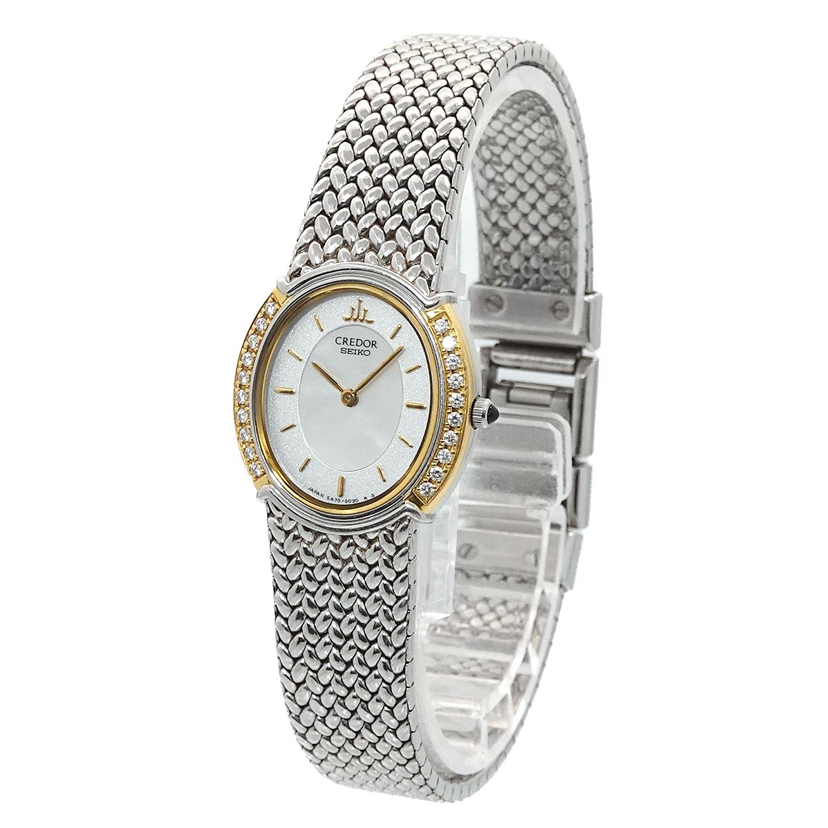 CREDOR GSWE984 Diamond K18YG Quartz Ladies Watch