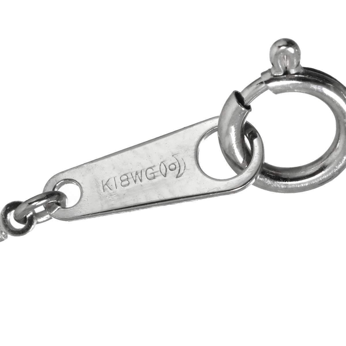 Black Pearl 12.0mm Diamond 0.21ct Necklace 18K WG 750