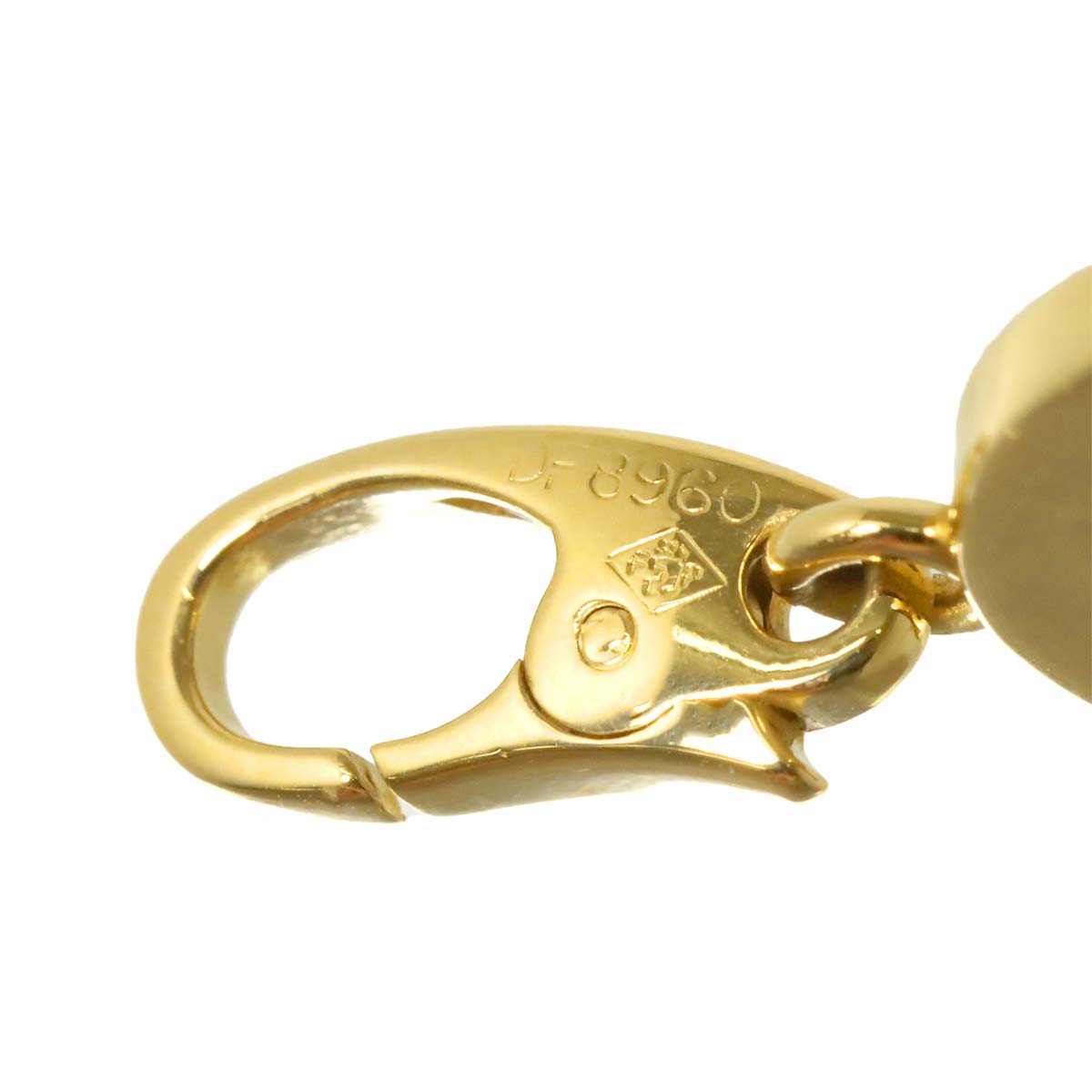 Cross Medal Pendant Top Charm 18K YG 750