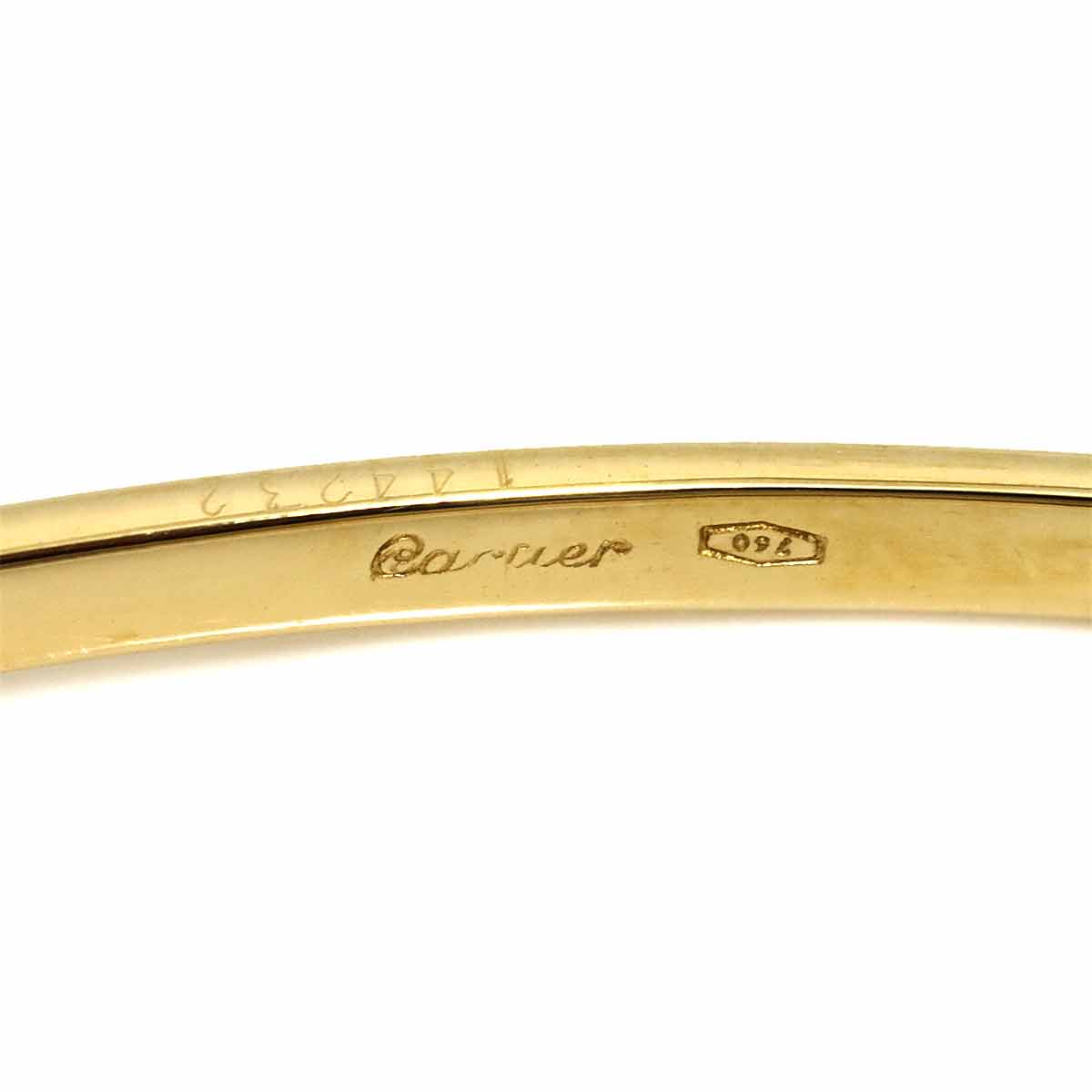 2C C2 Diamond Bangle Bracelet 18K YG WG 750