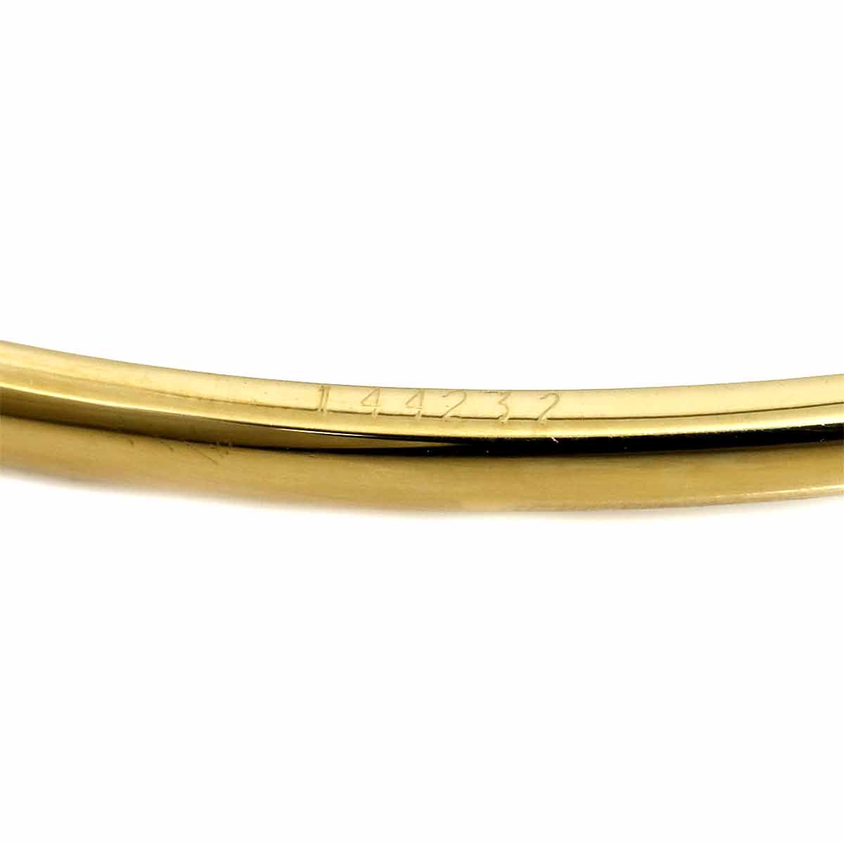 2C C2 Diamond Bangle Bracelet 18K YG WG 750