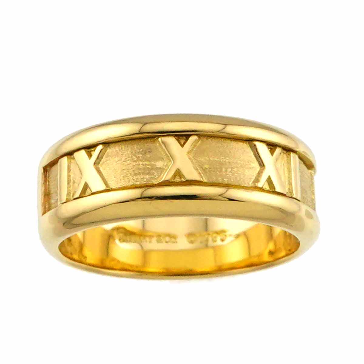 Atlas Ring 18K K18 YG 750 size5-5.25(US)