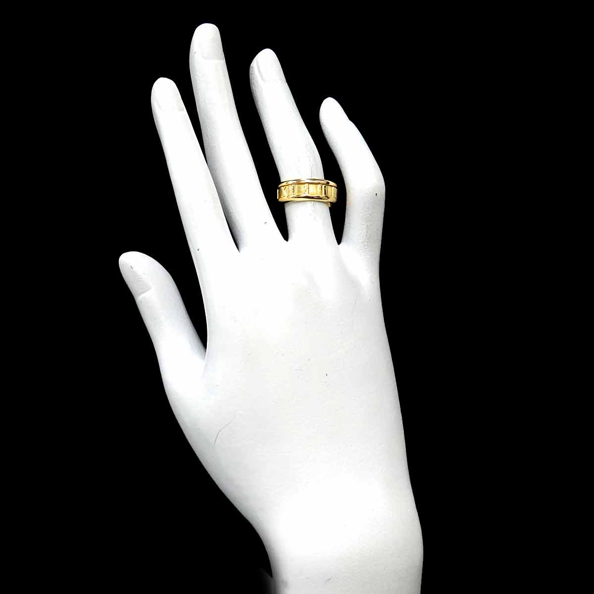 Atlas Ring 18K K18 YG 750 size5-5.25(US)