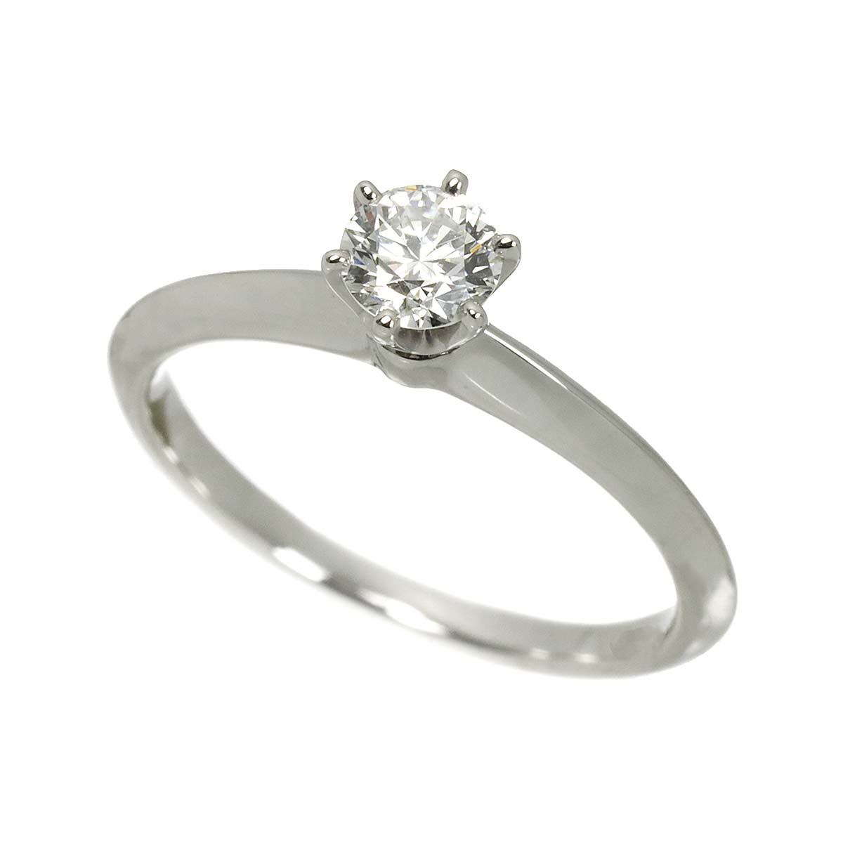 Diamond 0.36ct I/VVS2/3EX Ring Pt Platinum Size5.5-5.75(US)