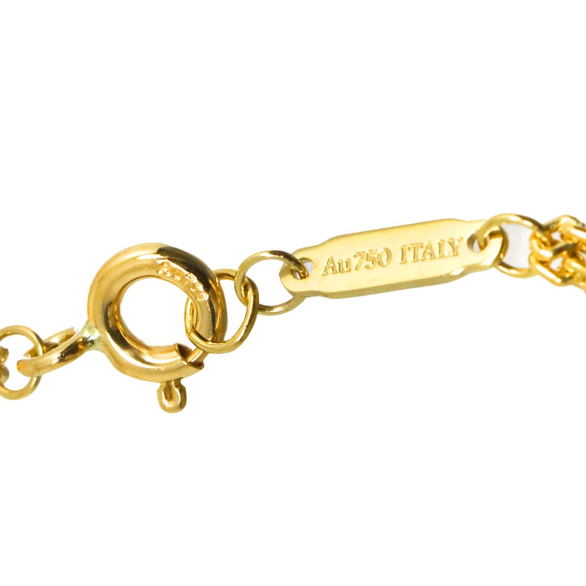 Hardware Double Link Large Necklace 18K Yellow Gold 750