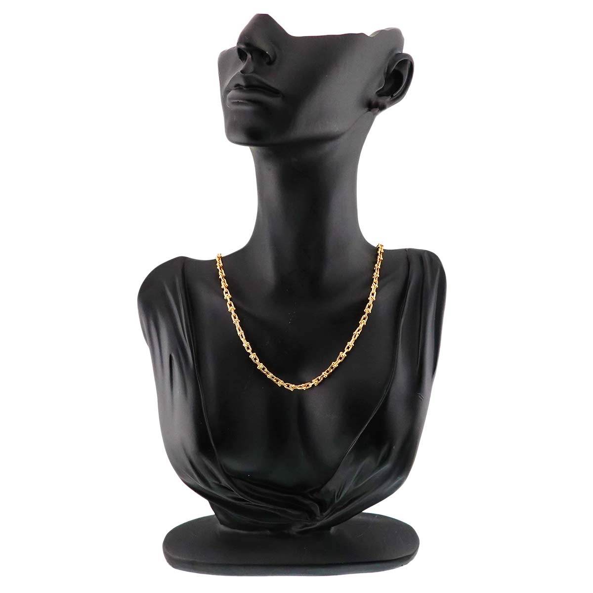 Hardware Micro Link Necklace 18K Yellow Gold 750