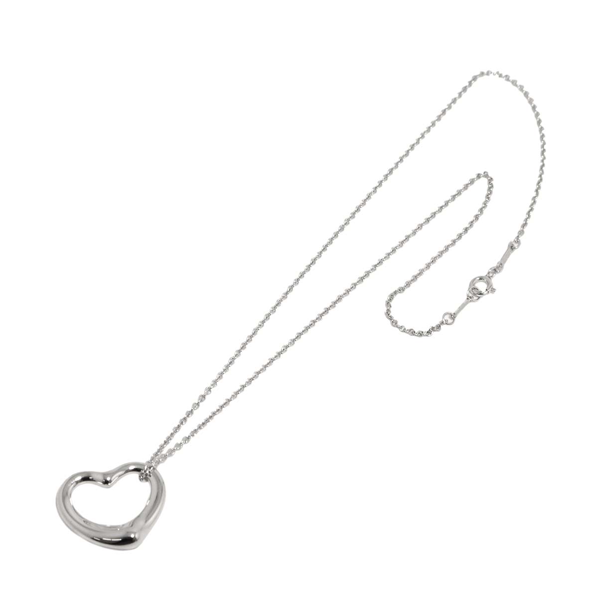 Open Heart Necklace Silver 925