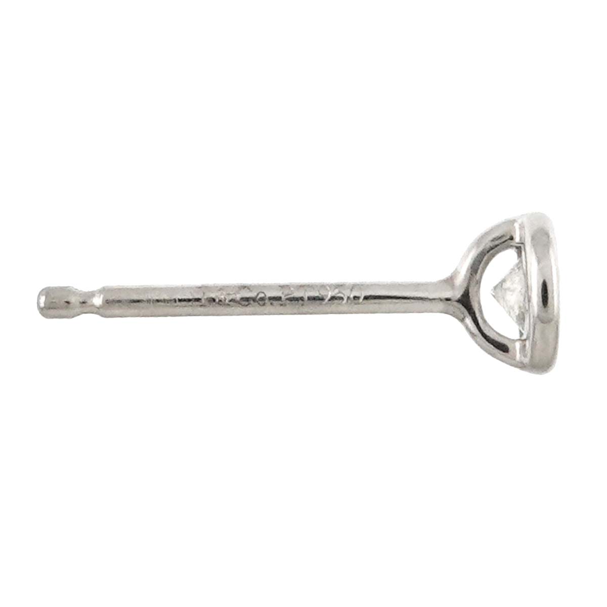 By The Yard Diamond Earrings Pierced Pt