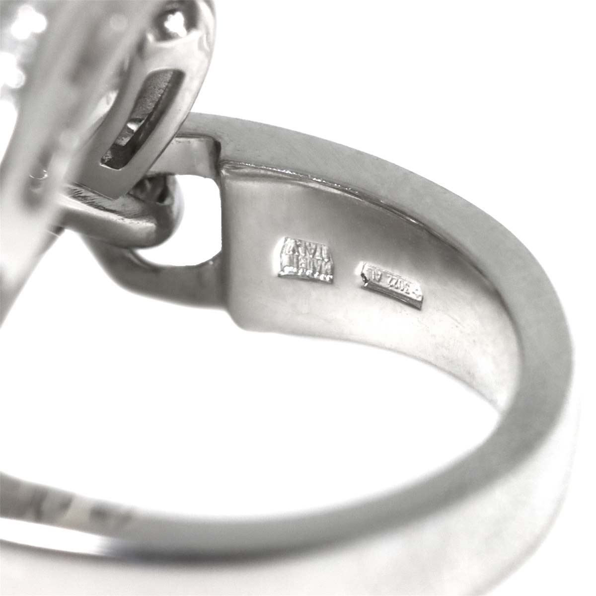 Astrale Cerchi Diamond Ring 18K White Gold 750 6.25-6.5(US)