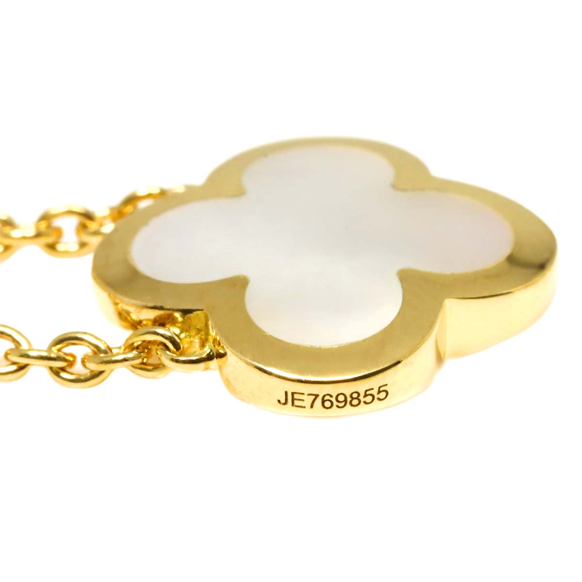 Pure Alhambra MOP Necklace 18K YG 750