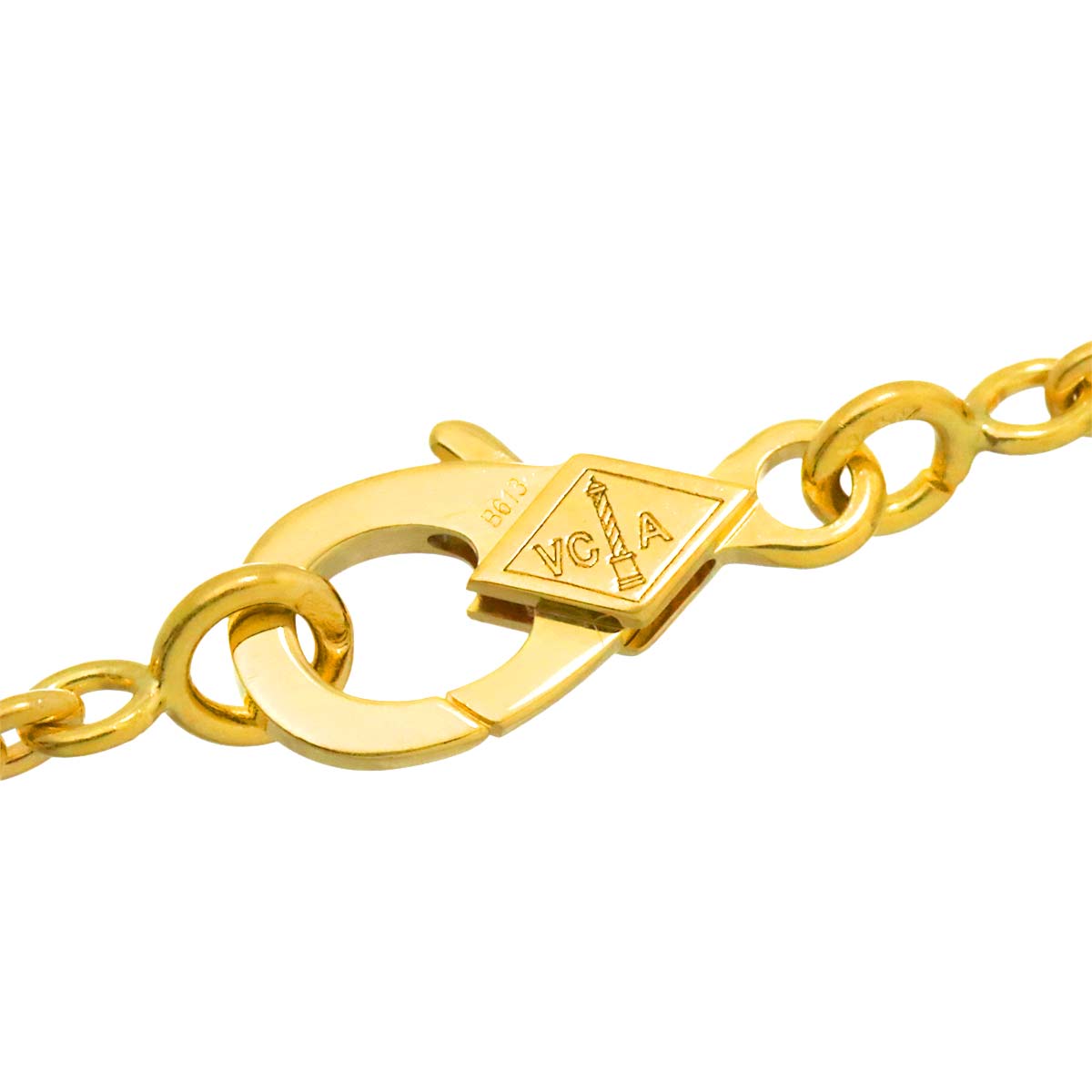 Pure Alhambra MOP Necklace 18K YG 750