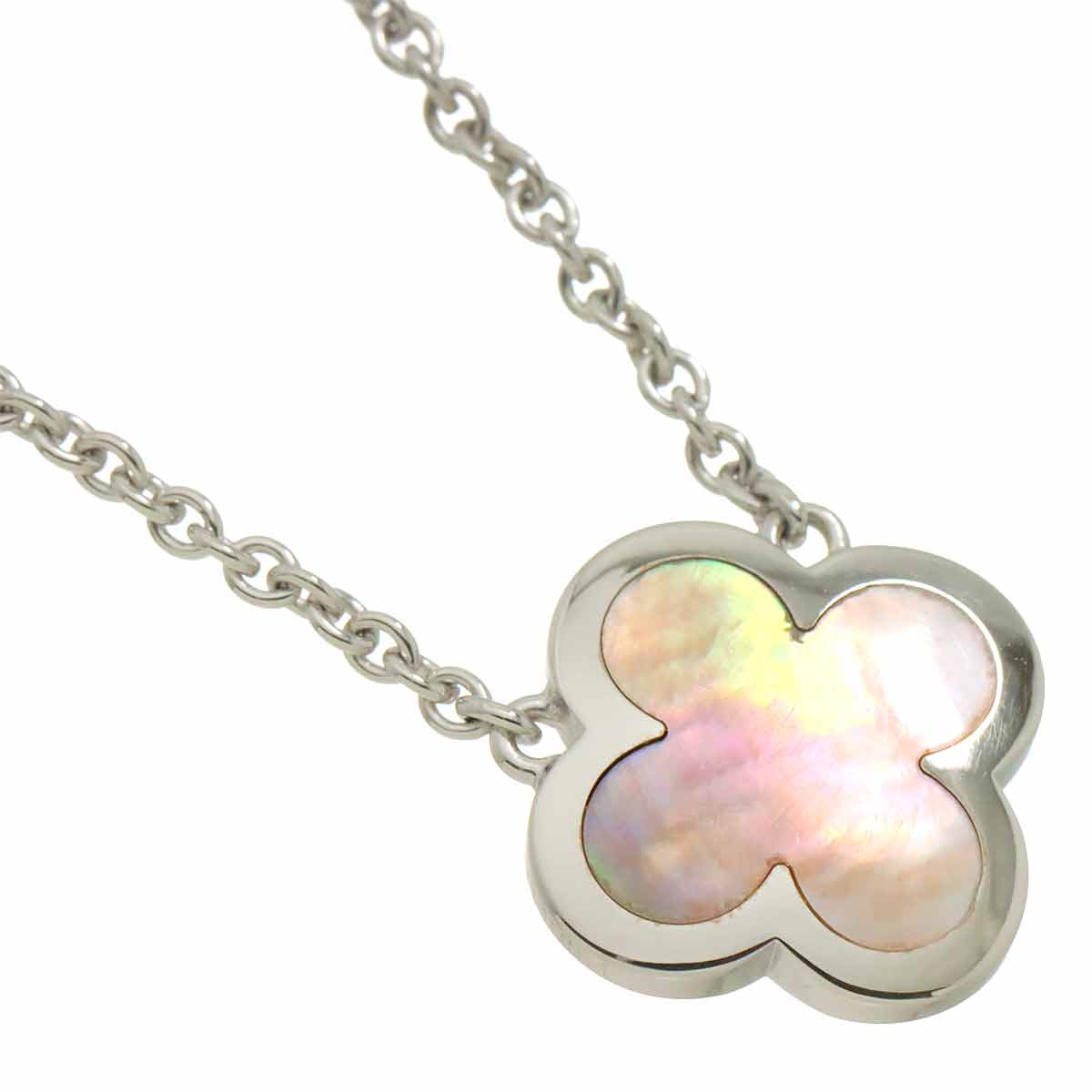 Pure Alhambra MOP Necklace 18K WG 750 90308901