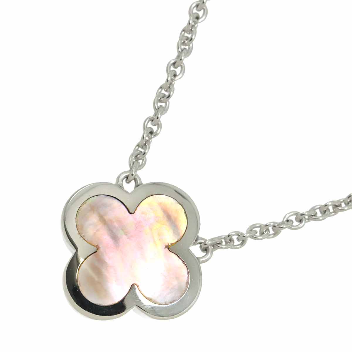 Pure Alhambra MOP Necklace 18K WG 750 90308901