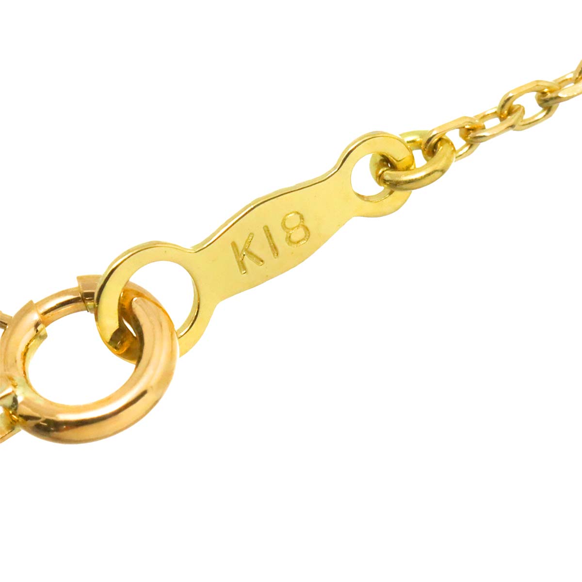 Akoya Pearl 5.9mm Enamel Necklace 18K YG 750