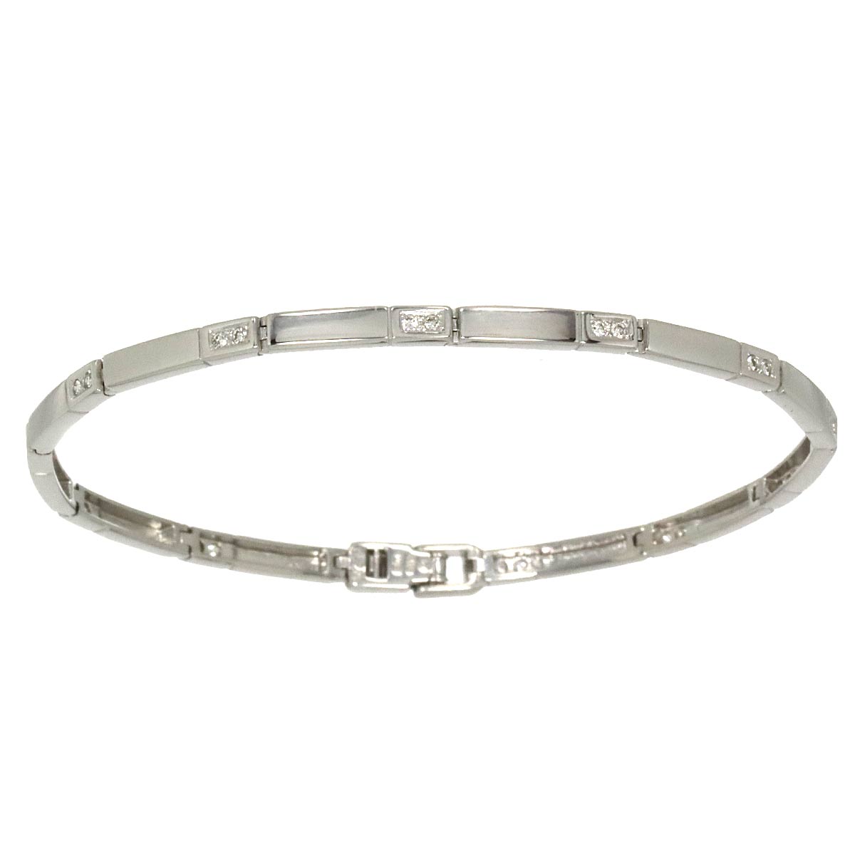 Diamond 0.20ct Bracelet 18K White Gold 750