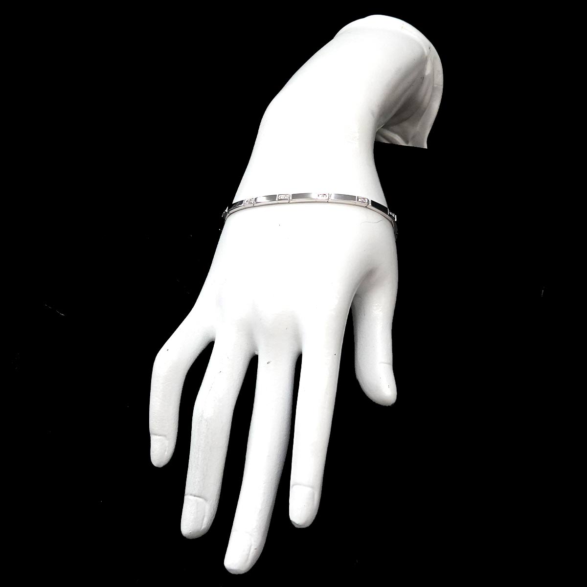 Diamond 0.20ct Bracelet 18K White Gold 750