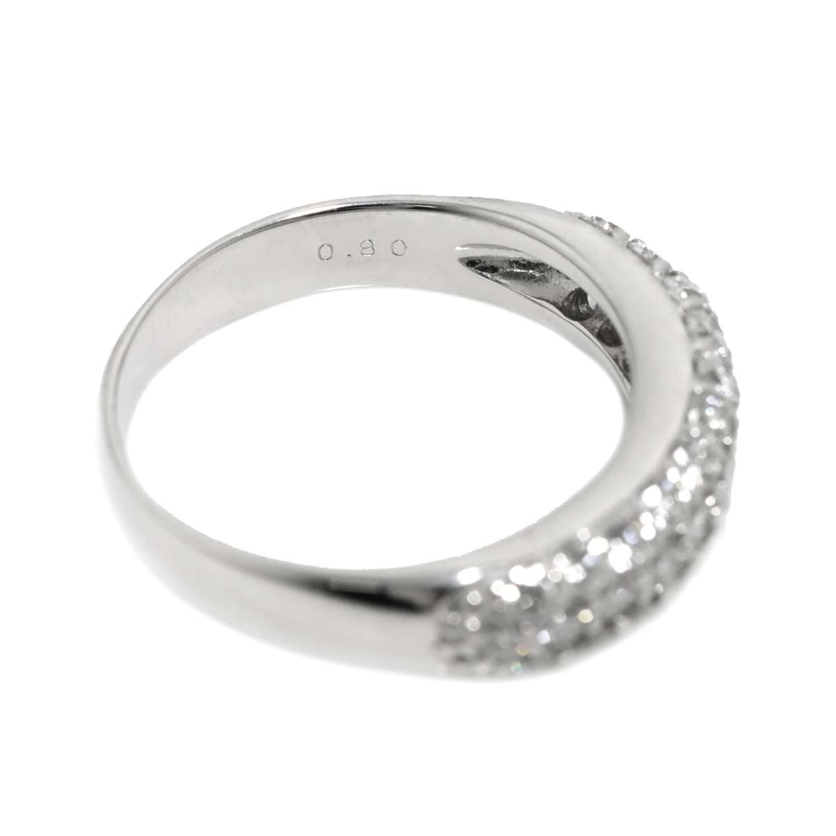 PICCOLINI Diamond 0.80ct Ring 18K WG 750 Size4.75-5(US)