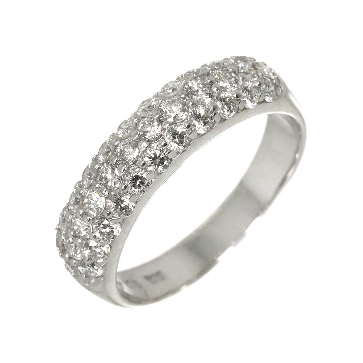 PICCOLINI Diamond 0.80ct Ring 18K WG 750 Size4.75-5(US)