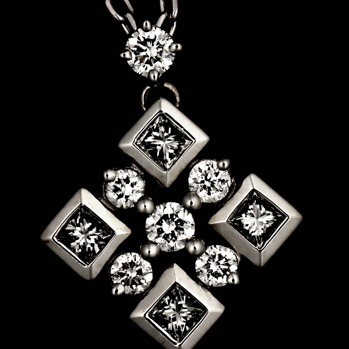 Diamond 0.30ct Necklace Platinum