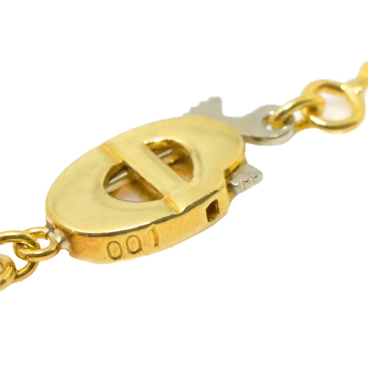 Diamond Necklace 18K Yellow Gold 750